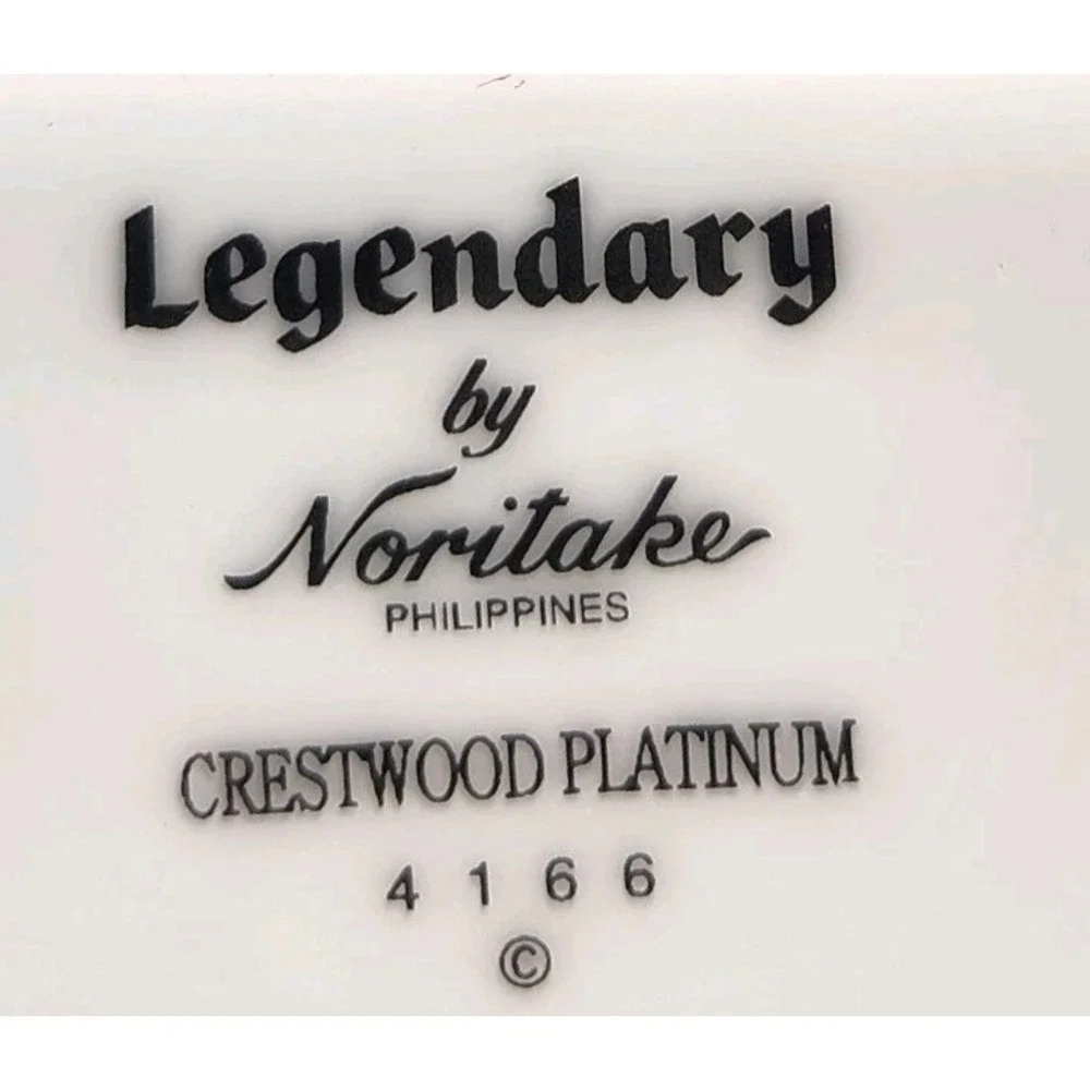 Noritake crestwood platinum